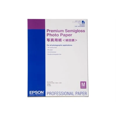 Afbeelding van Epson Premium zijdeglans (250 g/m², A2, 25 x), Fotopapier, Wit