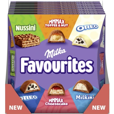 Afbeelding van Milka Favourites 8 x 158 gram
