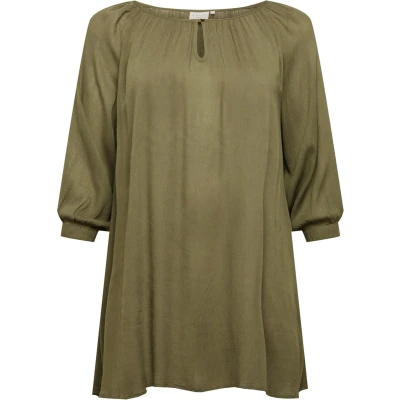 Afbeelding van Kaffe Curve Tuniek, Dames, Maat: 46, Grape leaf