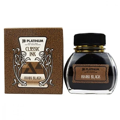 Afbeelding van Platinum Inktpot Dyestuff Classic Khaki Black Gratis graveren