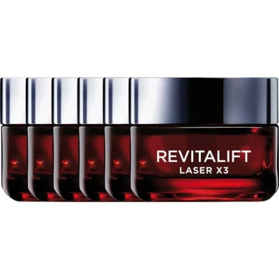Afbeelding van L’Oréal Revitalift Laser X3 Anti rimpel Dagcreme 6 x 50ml Voordeelverpakking