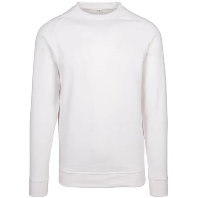 Afbeelding van Build your Brand Raglan Sweat Crewneck BY094 Heather Grey