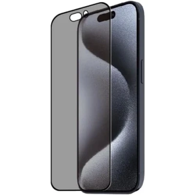 Afbeelding van Muvit, Gehard glas Geschikt voor Apple iPhone 15 Pro Gerecycled vertrouwelijk Ultrabestendig, Doorzichtig zwart