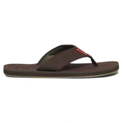 Afbeelding van Superdry FLIP Flops Teensandalen, Heren, Maat: 40, Dark brown Rubber/ textiel