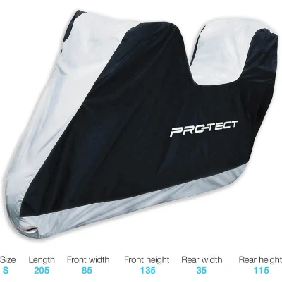 Afbeelding van Pro Tect Motorhoes / Scooterhoes S + topkoffer