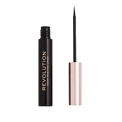 Afbeelding van Makeup Revolution Super Flick Eyeliner Eyeliner, Dames, Maat: 4.5 ml, Black