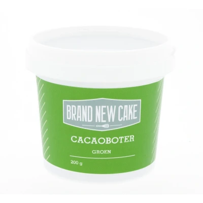 Afbeelding van BrandNewCake Cacaoboter gekleurd Groen 200g