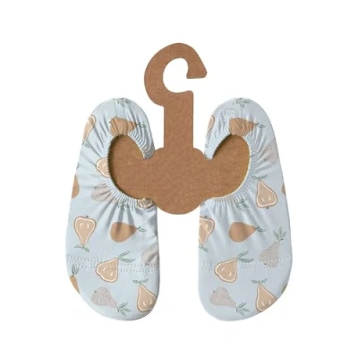 Afbeelding van Slipstop Chaussures de plage antidérapantes pour fille Protection solaire UPF 50+, Pears Blue, 30/32 EU