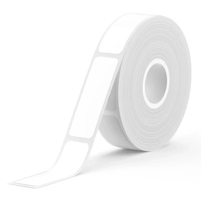 Afbeelding van SUPVAN E10 zelfklevende etiketten, thermische waterdicht, geschikt voor thuis, kantoor, school, compatibel met E10/E16 labelapparaten, 12 mm x 40 mm, 170 stuks/rol (wit)