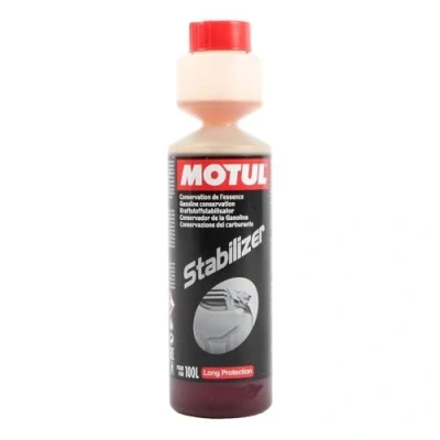 Afbeelding van Motul Brandstofstabilisator Benzine conserveringsadditief 2T en 4T motoren Bescherming tegen oxidatie afzettingen Optimale prestaties na overwintering Stabilizer 250 ml