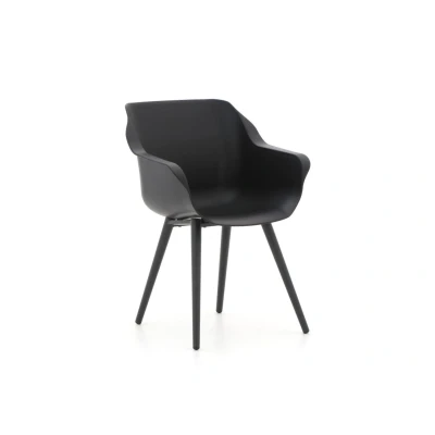 Afbeelding van Hartman Tuinset Sophie Studio Zwart Met Yasmani Tafel 180