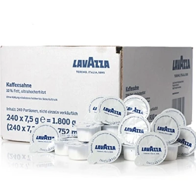 Image de Lavazza Lait de café en portions 240 x 7,5 g 10 % graisse