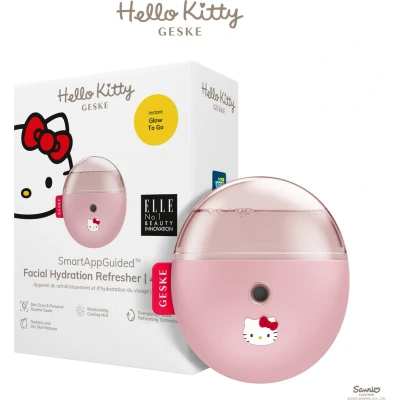 Afbeelding van GESKE x Hello Kitty SmartAppGuided™ Facial Hydration Refresher 4 in 1 Waterverstuiver Gezichtsstomer Mist Gezichtsreinigingsapparaat Huidcosmetica Natuurlijke glans