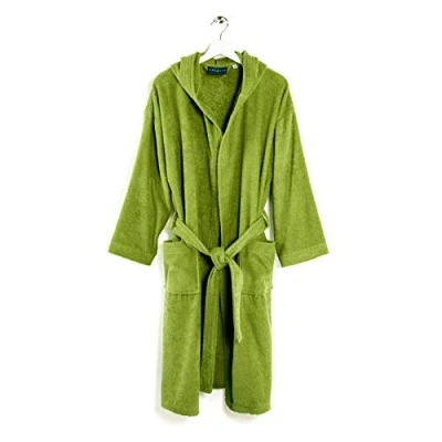 Afbeelding van Caleffi badjas met capuchon, Groen