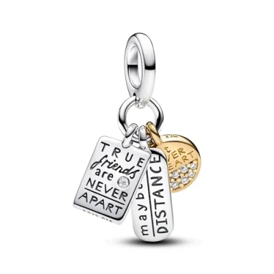 Afbeelding van Pandora Moments 925 Sterling Silver Charm with Gold Plating 763436C01
