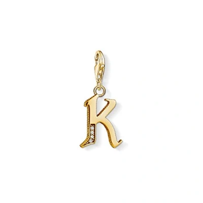 Afbeelding van Thomas Sabo Charm 925 sterling zilver Zirkonia One Size Goud 32003310
