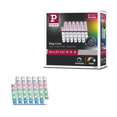 Afbeelding van Paulmann 70551 LED strip uitbreidingsset Met connector (male) 24 V 2.5 m Warmwit
