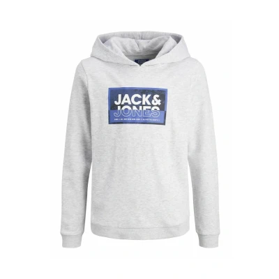 Afbeelding van JACK&amp;JONES JUNIOR JCOLOGAN PRINT SWEAT HOOD SN JNR Jongens Trui Maat 128