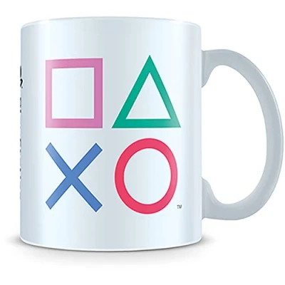 Afbeelding van Playstation Iconen Witte Keramische Mok
