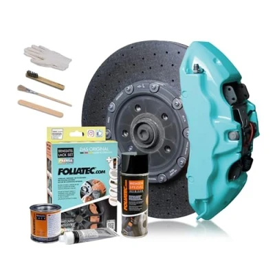 Image de Foliatec Set peinture étriers de freins Pepper Mint (Pastel) 3 Components