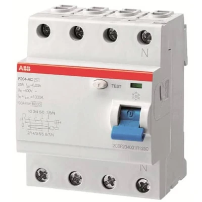 Afbeelding van ABB F 204 A 63/0 5 AARDLEKSCHAKELAAR 4P 63