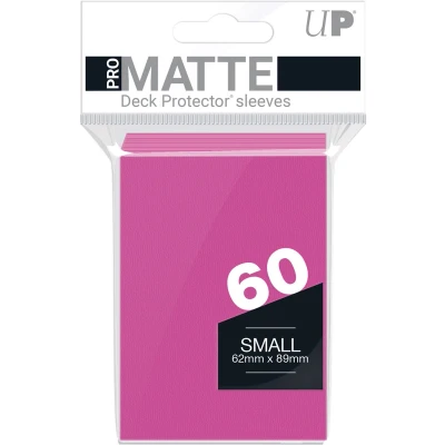 Afbeelding van Speelgoed Kaartspel Sleeves Pro Matte Bright Pink Small