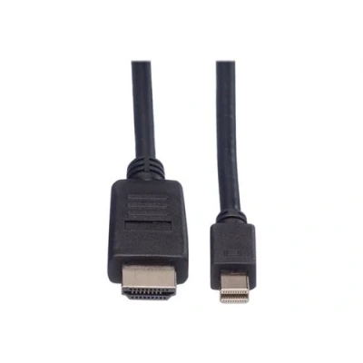 Image de Roline Câble adaptateur Mini DisplayPort mâle pour HDMI 4.5 m blindé noir
