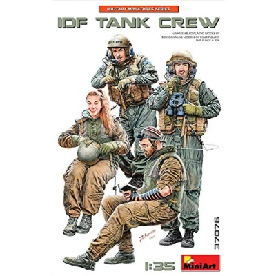 Afbeelding van 1:35 MiniArt 37076 IDF Tank Crew Plastic Modelbouwpakket