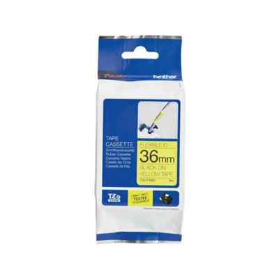 Afbeelding van Brother TZe FX661 Tape Zwart op geel (36 mm)