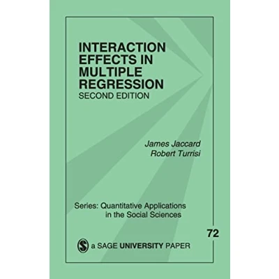 Afbeelding van Interaction Effects In Multiple Regression