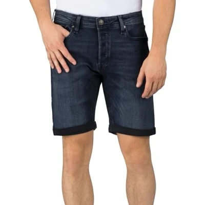Afbeelding van Jack &amp; Jones Heren Short Broeken JJIRICK regular/straight Fit Blauw Volwassenen