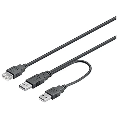 Afbeelding van USB 2.0 voedingskabel 0.3 m Goobay
