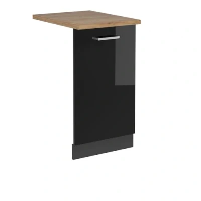 Afbeelding van Vicco Panneau de lave vaisselle R Line noir brillant, 45 cm, chêne AP