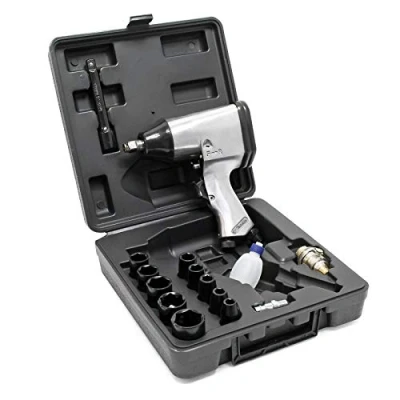 Afbeelding van pneumatische slagmoersleutel set 17 stuks 320Nm perslucht schroevendraaier accessoires