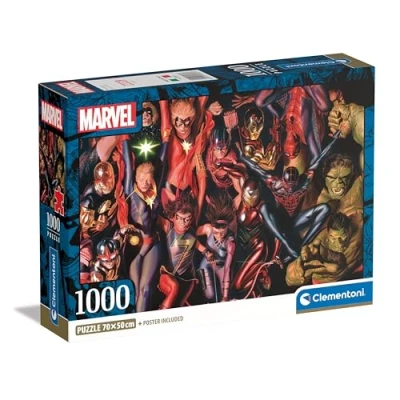 Image de Puzzle 1000 pièces Clementoni Marvel Les Avengers