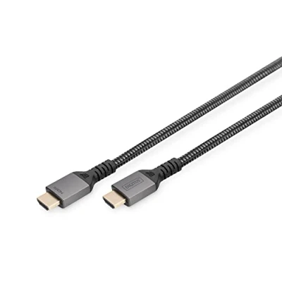 Image de DIGITUS Ultra High Speed câble HDMI avec Ethernet mâle pour 2 m triple blindage noir support 8K60Hz (7680 x 4320)