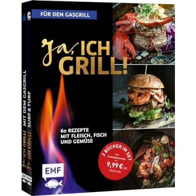 Afbeelding van Ja, ich grill! Für den Gasgrill: Doppelt gut 2 Bücher im Set