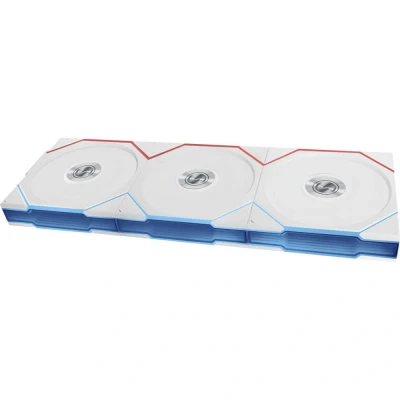Afbeelding van Lian Li UNI FAN TL Wireless Lüfter, ARGB, PWM, 3er Pack 120 mm, weiss L (120 mm, 3 x), PC ventilator, Wit