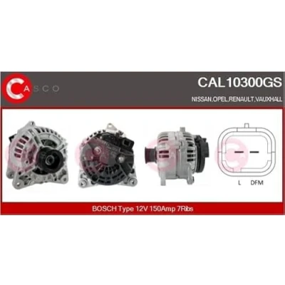 Afbeelding van CASCO CAL10300GS Dynamo / Alternator 12V 150A RENAULT: SCENIC 3, MASTER 2 Kasten, TRAFIC OPEL: Vivaro A Van, Combi