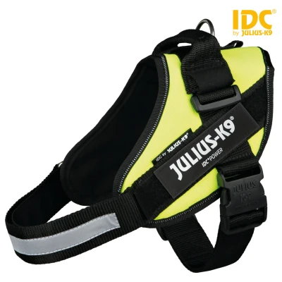 Afbeelding van Julius K9 Idc Powertuig Neon&amp;Geel Hondenharnas 58 76x4.0 cm