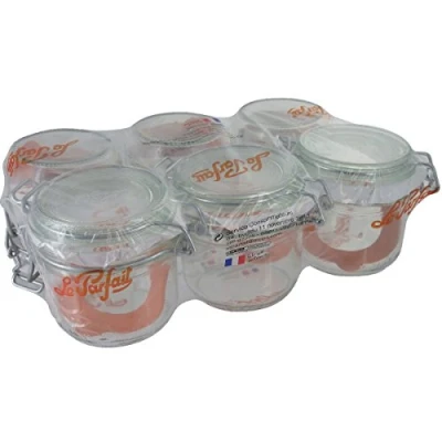 Afbeelding van Le Parfait Inmaakpot 350 ml Ø 85 mm Set 6