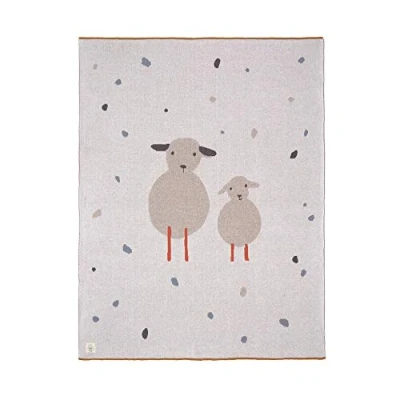 Afbeelding van Laessig Knitted Tiny Farmer Sheep Deken