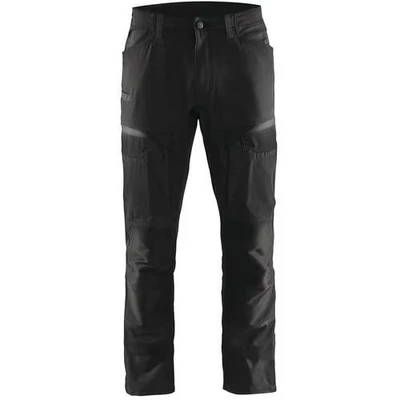 Image de Pantalon services stretch noir/gris foncé