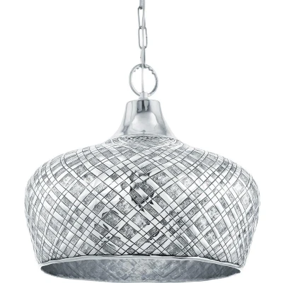 Afbeelding van EGLO Vintage Saltash Hanglamp 1 Lichts Chroom