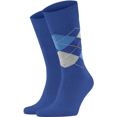 Afbeelding van Burlington Everyday 2 Pack Donkerblauw 6048 maat 40 46 Heren Halfhoge sokken Stretch Suitable Herenkleding