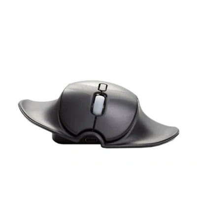 Afbeelding van Handshoemouse Shift Medium Ergonomische Muis Zwart Verticaal Rechtshandig Linkshandig