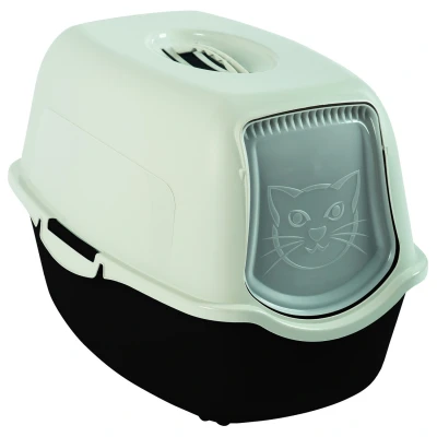 Afbeelding van Rotho Mypet Kattenbak Eco Bailey 56 x 40 39 cm Kattentoilet Beige&amp;Zwart