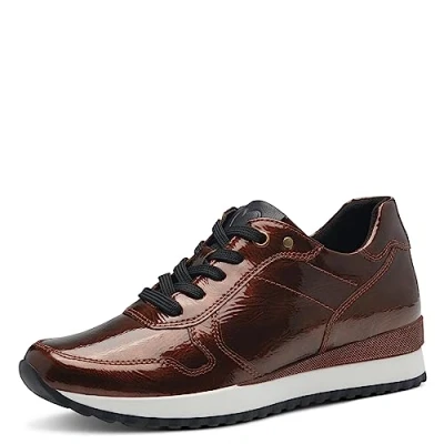 Afbeelding van MARCO TOZZI 2 23714 41 damessneakers, Bronce Pat.Com