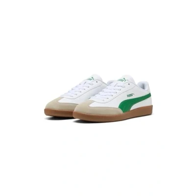 Afbeelding van Puma 9 T unisex sportschoenen trainers 398174 18 wit/lichtgroen