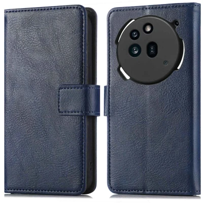 Afbeelding van imoshion Luxe Bookcase voor de Nothing Phone (3a) Pro Donkerblauw